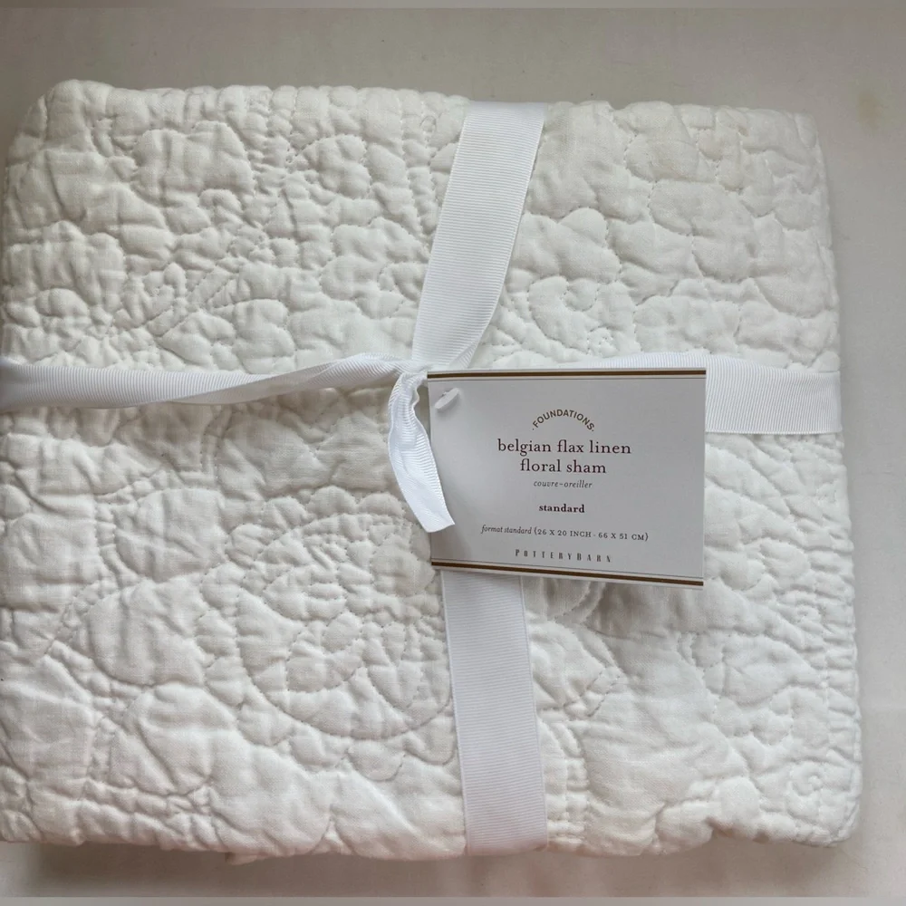 Pottery Barn linen sham